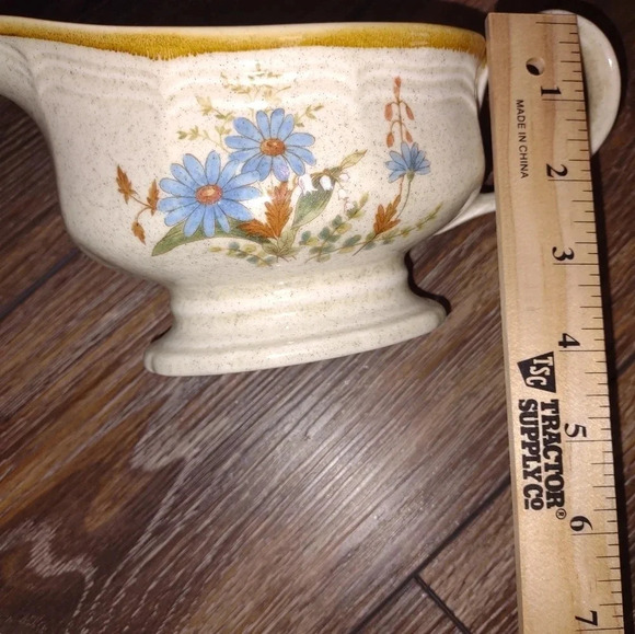 Mikasa Blue Daisy EB804 Gravy Boat Japan - Picture 3 of 5